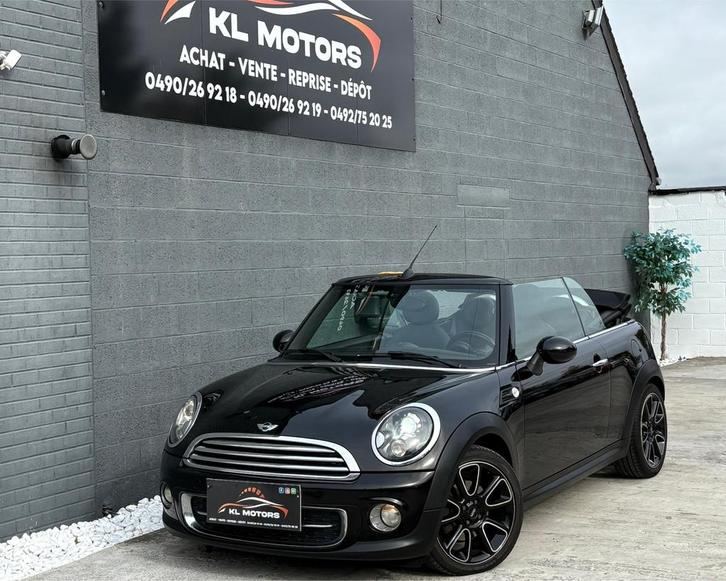 MINI COOPER CABRIOLET 1.6D 213 000KM CARPASS EURO 5, Auto's, Mini, Bedrijf, Cooper, Diesel, Euro 5, Cabriolet, 3 deurs, Handgeschakeld