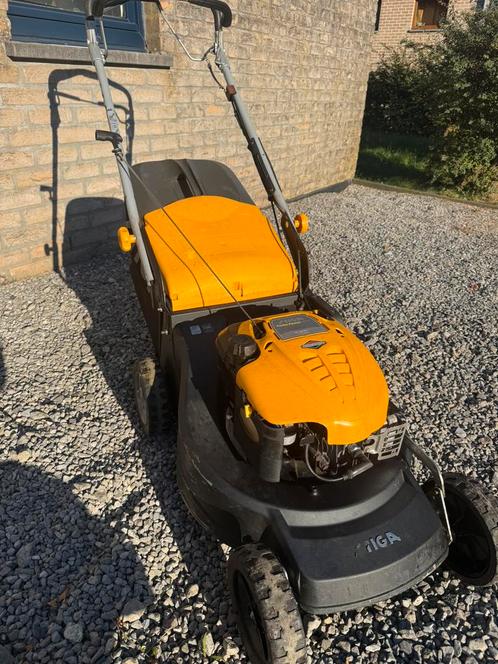 Tondeuse stiga, Tuin en Terras, Grasmaaiers, Zo goed als nieuw, Benzine-grasmaaier, 50 cm of meer, Mulchfunctie, Opvangbak, Ophalen