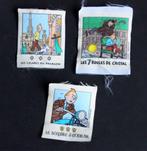 3 écusson brodé écussons tissu Tintin Kuifje Hergé, Nieuw, Verzenden, Kuifje