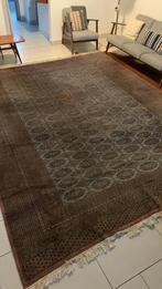 Handgeknoopt Perzisch/ Pakistaans Boshara tapijt 3,70x2,9m, 200 cm of meer, Crème, 200 cm of meer, Gebruikt
