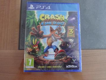 NIEUW PS4 spel Crash Bandicoot N'Sane Trilogy nog verpakt