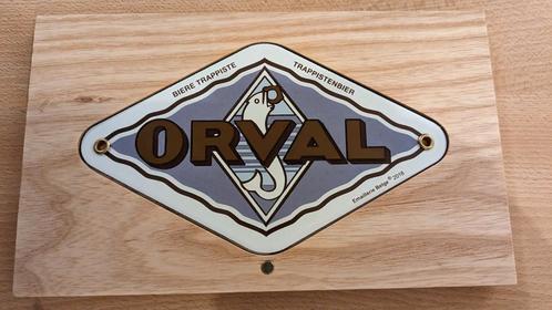 ORVAL 2018 Geëmailleerde plaat van Orval!, Verzamelen, Merken en Reclamevoorwerpen, Zo goed als nieuw