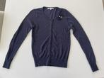 Blauw gilet met gouden glitterdraad maat XS, in perfecte sta, Ophalen of Verzenden, Zo goed als nieuw, Maat 34 (XS) of kleiner