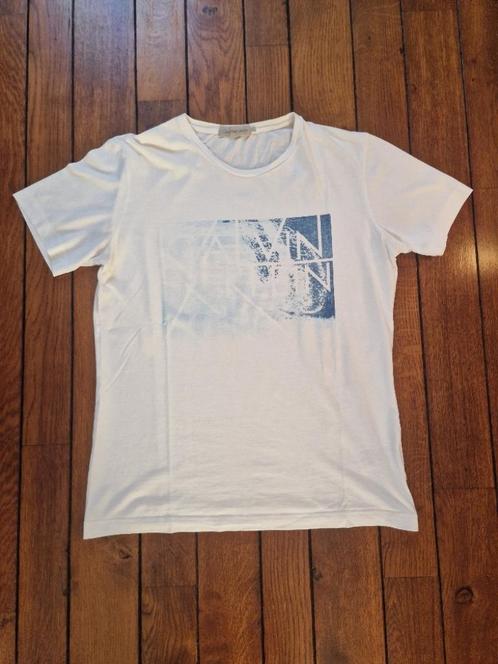 Tee-shirt CALVIN KLEIN blanc - Taille L, Vêtements | Hommes, T-shirts, Comme neuf, Taille 52/54 (L), Blanc, Enlèvement ou Envoi