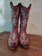 Mexicaanse leren cowboylaarzen maat 7 (38), Ophalen, Zo goed als nieuw