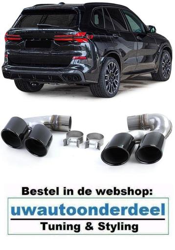 BMW X5 G05 M Pack 40i Uitlaat Sierstuk Dubbel Rond Noir