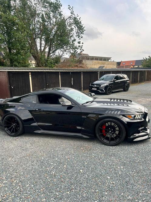 Ford mustang gt, Auto's, Ford, Particulier, Mustang, Benzine, Euro 6, Coupé, 2 deurs, Handgeschakeld, Zwart, Zwart, Leder, Achterwielaandrijving