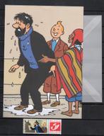 Set écriture Tintin / Kuifje : duostamps + enveloppe + papie, Postzegels en Munten, Postzegels | Europa | België, Ophalen of Verzenden