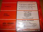 revue technique opel rekord B et C de 1965-1969, Ophalen of Verzenden