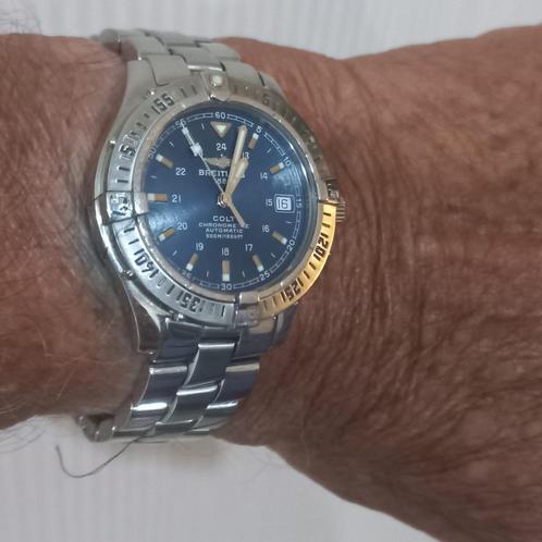 Breitling Colt horloge, Handtassen en Accessoires, Horloges | Heren, Zo goed als nieuw, Polshorloge, Breitling, Staal, Staal, Ophalen of Verzenden