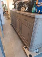 Eiken kast massief hout 2.5 m Lang. 92 cm hoog en 50 cm diep, Huis en Inrichting, Ophalen