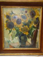 Clement SERNEELS 1941 zonnebloemen olie op doek nature morte, Antiek en Kunst, Kunst | Schilderijen | Modern, Ophalen