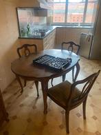 Eettafel met 3 stoelen, Huis en Inrichting, Ophalen, Gebruikt, 150 tot 200 cm, 150 tot 200 cm