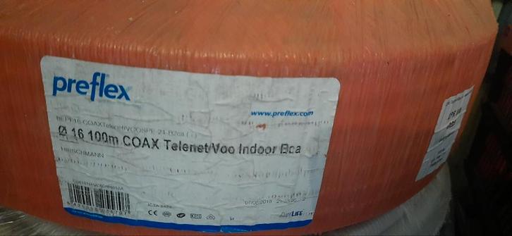 preflex nieuwe rollen, Doe-het-zelf en Bouw, Elektriciteit en Kabels, Nieuw, Kabel of Snoer, Ophalen