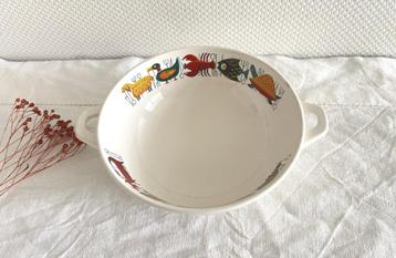 Bol à anses Villeroy & Boch motif animaux beschikbaar voor biedingen