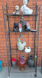 Heel mooie metalen plantenrek of voor decoratie, Ophalen of Verzenden, Gebruikt