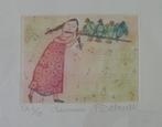 FRANCOISE DEBERDT / CHARMEUSE / KLEURETS / 27x36cm / KADER, Ophalen of Verzenden