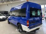 Ford Transit 2.4 Diesel | !!!87.000KM!!! | 8+1 LANG | AIRCO, 4 portes, Tissu, 9 places, Bleu