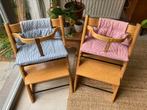 Paire de chaises Tripp Trapp de marque Stokke avec baby set, Stoelverkleiner, Gebruikt, Meegroeistoel