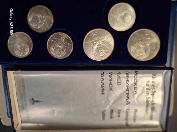 SILVER  ruble coins  from the Soviet Union, Postzegels en Munten, Edelmetalen en Baren, Zilver, Ophalen of Verzenden