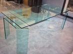 Glazen tafel, Huis en Inrichting, Ophalen, 200 cm of meer, 50 tot 100 cm, Vijf personen of meer