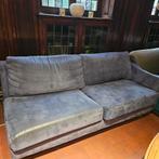 Zetel blauw, Huis en Inrichting, Ophalen, Gebruikt, Tweepersoons, Stof