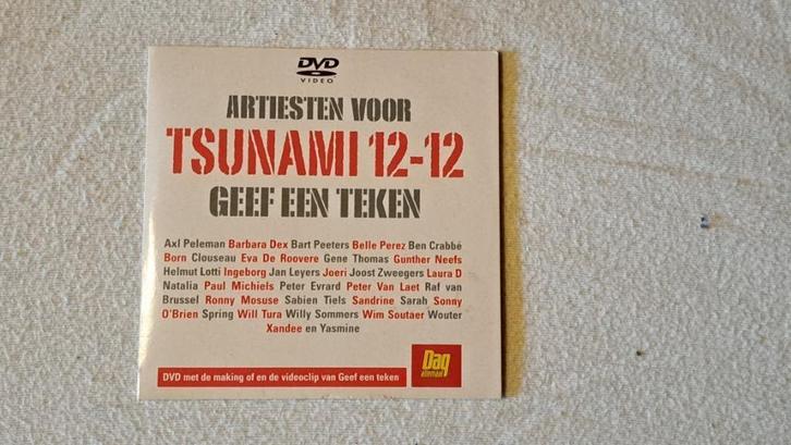 Artiesten voor tsunami 12-12 geef een reken, Cd's en Dvd's, Dvd's | Muziek en Concerten, Ophalen of Verzenden
