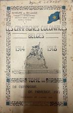 Boek : Les Campagnes Colionales Belges 1914 - 1918, Ministere de la Defense N, Avant 1940, Enlèvement, Utilisé