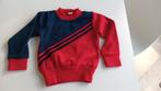 Sweater - in rood en blauw - Maat 80, Ophalen of Verzenden, Gebruikt, Jongetje, Truitje of Vestje