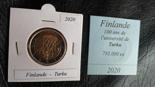 2 € commémorative Finlande 2020 "université de Turku", Postzegels en Munten, Munten | Europa | Euromunten, Losse munt, 2 euro