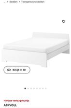 Ikea bed Askvoll, Huis en Inrichting, Slaapkamer | Bedden, Ophalen, Overige materialen, Gebruikt, Wit