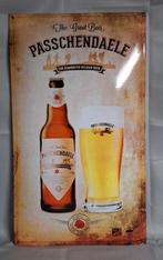 Emaille reclame bord Passchendaele bier Vanhonsebrouck, Verzamelen, Ophalen of Verzenden, Zo goed als nieuw, Reclamebord