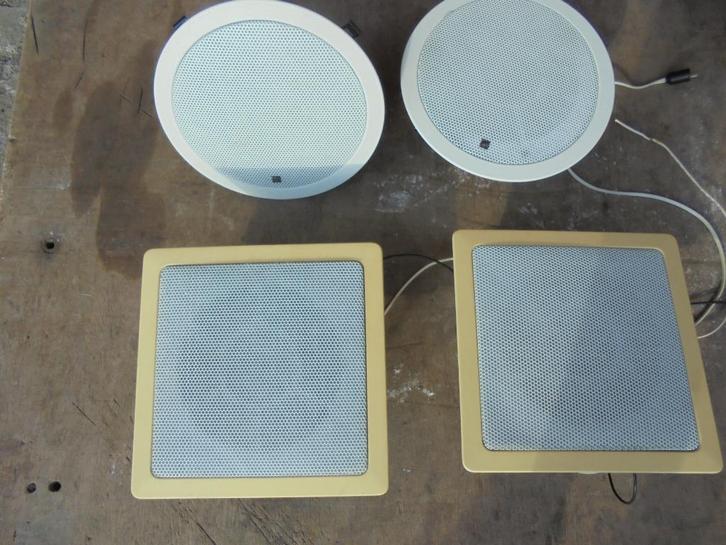 lot van 4 inbouwboxen KEF, Muziek en Instrumenten, Instrumenten | Onderdelen, Gebruikt, Ophalen