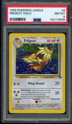 Pidgeot Holo PSA 8 - 8/64 - Jungle 1999, Hobby en Vrije tijd, Verzamelkaartspellen | Pokémon, Verzenden, Zo goed als nieuw, Losse kaart