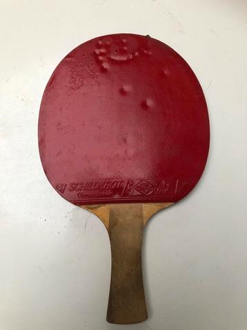 Vintage pingpong pallet Schildkrot, Enlèvement ou Envoi, Utilisé, Filet, Raquette(s) ou Balle(s)