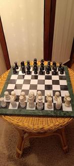 Marmeren schaakbord 40 op 40 cm voor uren speelplezierer, Hobby en Vrije tijd, Een of twee spelers, Gebruikt, Ophalen