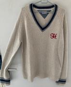 Heren trui-V hals"Tommy Hilfiger" large, Kleding | Heren, Maat 52/54 (L), Beige, Tommy hilfiger, Ophalen of Verzenden