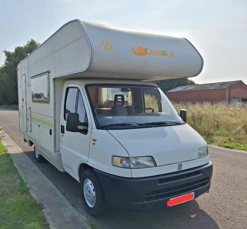 Camping-car  fiat ducato, Caravans en Kamperen, Mobilhomes, Particulier, tot en met 5, Half-integraal, Fiat, Fiat, Diesel, Handgeschakeld