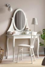 Coiffeuse HEMNES avec miroir *Très bon état*, Comme neuf, 50 à 100 cm, Bois, 150 à 200 cm