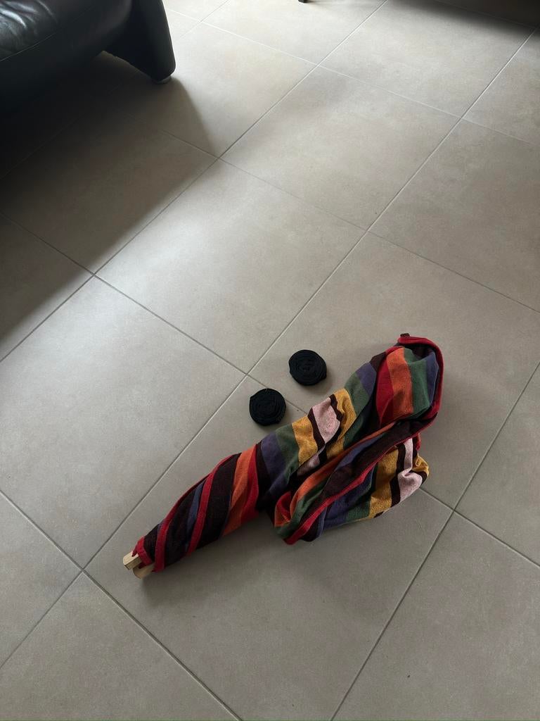 Hangmat met bevestigingsstraps, Jardin & Terrasse, Hamacs, Enlèvement, Comme neuf