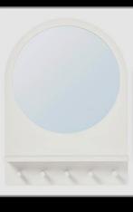 Wandspiegel ikea met haken, Huis en Inrichting, Woonaccessoires | Spiegels, Ophalen, Gebruikt, Minder dan 100 cm, Overige vormen