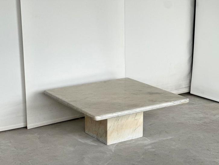 Vintage marble coffeetable 1980s, Antiquités & Art, Antiquités | Meubles | Tables, Enlèvement