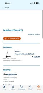 Ninebot segway, Fietsen en Brommers, Steps, Ophalen, Gebruikt, Elektrische step (E-scooter)