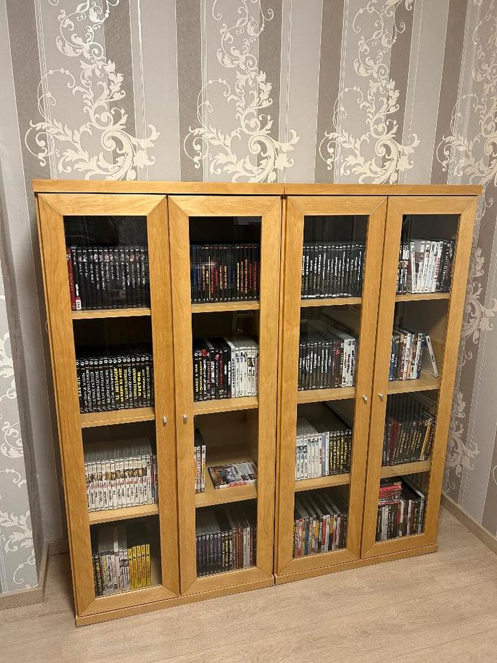 1 ou 2 bibliothèque(s) vitrée(s) en très très bon état, Maison & Meubles, Armoires | Bibliothèques, Utilisé, 50 à 100 cm, 100 à 150 cm