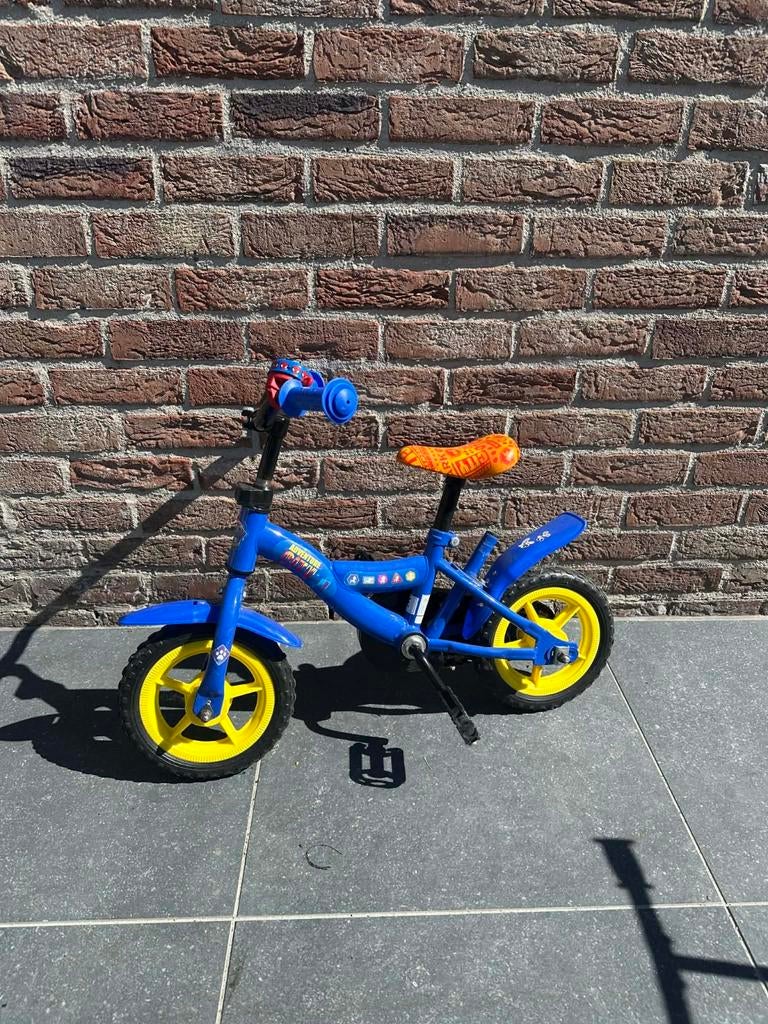 Jongensfietsje Paw Patrol 10 inch er zijn geen zijwieltjes, Ophalen