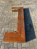 Massieve eiken schouwbalk 170 cm, Ophalen, Gebruikt, Minder dan 25 mm, Eiken