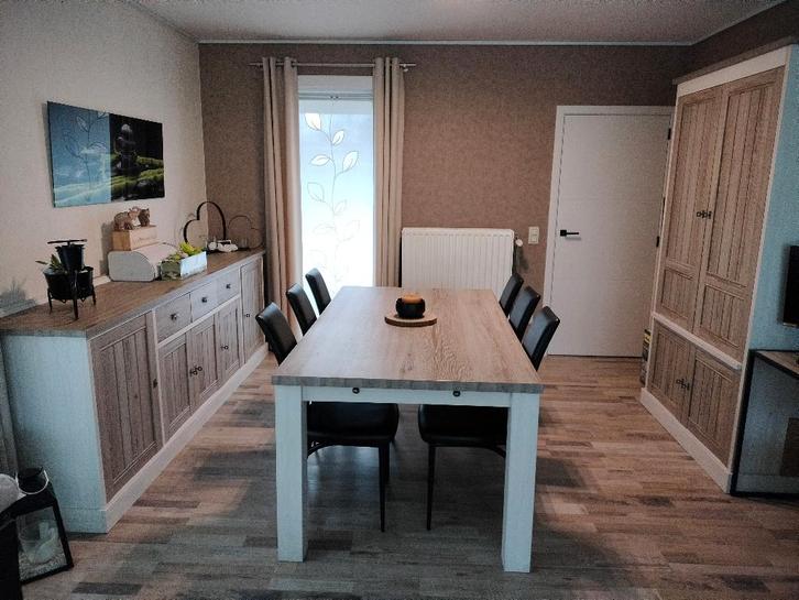 coin repas + chaises, Maison & Meubles, Salles à manger complètes, Utilisé, 4 à 6 chaises, Enlèvement