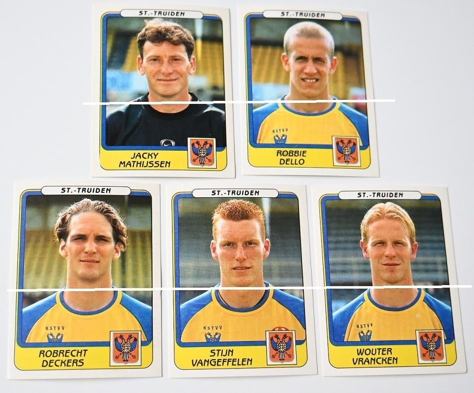 Panini/Football 2002/STVV St Truiden/10 autocollants, Envoi, Comme neuf, Affiche, Image ou Autocollant