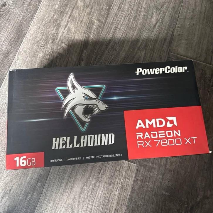 RX 7800 XT 16 Go Hellhound, Informatique & Logiciels, Cartes vidéo, Utilisé, AMD, PCI-Express 4.0, GDDR6, HDMI, DisplayPort, Enlèvement ou Envoi