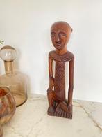 Houten beeld, Ophalen